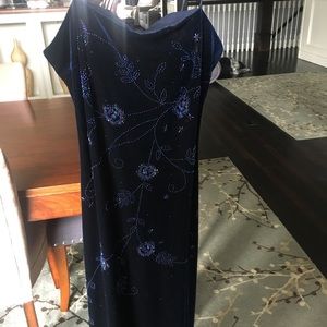 Beautiful Deep Blue Evening Gown/Prom Dress